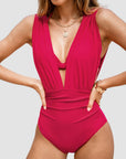 Luxueus shaping-badpak met diepe V-hals