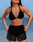 Laluna® | Elegante effen kanten-bikini-set – tijdloze chic en vrouwelijk