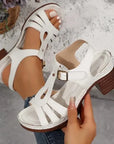 Eliette - Orthopedische Platform Sandalen - Retro elegantie en absoluut comfort