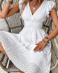 Darianne - Elegante getailleerde zomerjurk