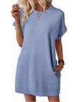 Aurellia - Zomerjurk voor dames met ronde hals en casual snit
