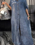 Fiora - Dames Denim jurk