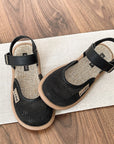 Norythra - Dames ademende sandalen van linnen en mesh met gesloten neus