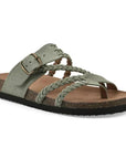 Dalyra - Dames orthopedische sandalen met verstelbare gevlochten banden