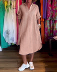 Cato - Gestreepte blousejurk voor dames