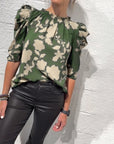 Bellamy - Blouse met Puffmouwen en Volants