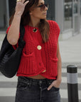 Bo- Knitted style vest