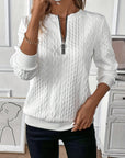 Sanne - Sweater met rits