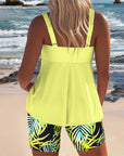 Laluna® kleurrijk tankini-set – kleurrijke strandoutfit voor de zomer