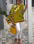 Rheala - Bedrukte casual blouse