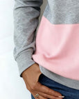 Dorinavelle - Sweat Colorblock Met Comfortabele Ritssluiting