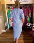 Cato - Gestreepte blousejurk voor dames