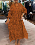 Inga - Luchtige Gekleurde Maxi Dress