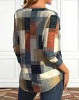 Erin -Top met geometrische print