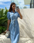 Daphne - Sunshine Denim Jurk