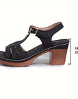 Eliette - Orthopedische Platform Sandalen - Retro elegantie en absoluut comfort