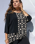 Evaria - Elegante Blouse met Ronde Hals voor Dames