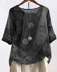 Elvoria - Zachte en Flatterende Boheemse Blouse
