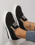 Nella - Comfortabele Orthopedische Schoenen met Casual Slip-on Platform voor Vrouwen