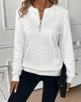 Sanne - Sweater met rits