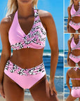 Elnora Kruis-Bikini – Verfijnde kruisdetails voor een elegante strandlook