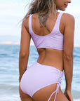 Laluna® Elegante eenkleurige bikini-set – Stijlvolle strandlook
