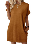 Aurellia - Zomerjurk voor dames met ronde hals en casual snit