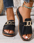 Nélia - Luchtige Comfort Sandalen met Grote Band