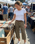 Julia | Casual Cargo-Capri-Broek voor Dames