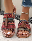 Erythia - Vrouwen platte sandalen me comfortabele zool