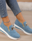 Nella - Comfortabele Orthopedische Schoenen met Casual Slip-on Platform voor Vrouwen