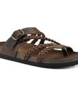 Adriana | Gevlochten Kurksandalen met Comfortvoetbed