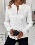 Sanne - Sweater met rits