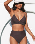 Rachelle – hooggetailleerde bikini-set voor een elegante strandlook