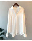 Leyla - Stijlvolle Santijnen Blouse