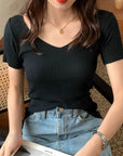 Amara - Knitted Ribbed Sweater
