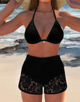 Laluna® | Elegante effen kanten-bikini-set – tijdloze chic en vrouwelijk