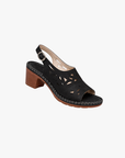 Cirethia - Dames sandalen met comfortabele hak en open ontwerp