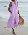 Sienna - Loose Dress With Pockets