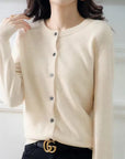 Antonia - Knitted Cashmere Cardigan