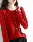 Antonia - Knitted Cashmere Cardigan