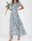 Paige - V-Neck Maxi Party Dress