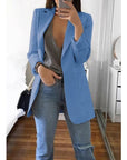 Bonnie - Neck Slim Fit Cardigan Jacket
