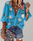 Yelena - Zomerblouse met bloemenprint voor dames