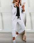 Xyla - Elegante tweedelige blazer set