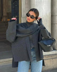 Macey - Classy Scarf Coat