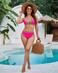 Stephanie | figuurvormende bikini-set met stijlvolle contrasterende details