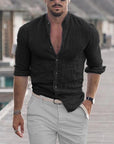 Larkin - Men's Cotton Linen Shirt