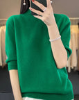 Felicity - Women Short Sleeve Knitted Sweater