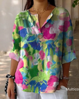 Lotte - Elegante kleurrijke blouse voor dames